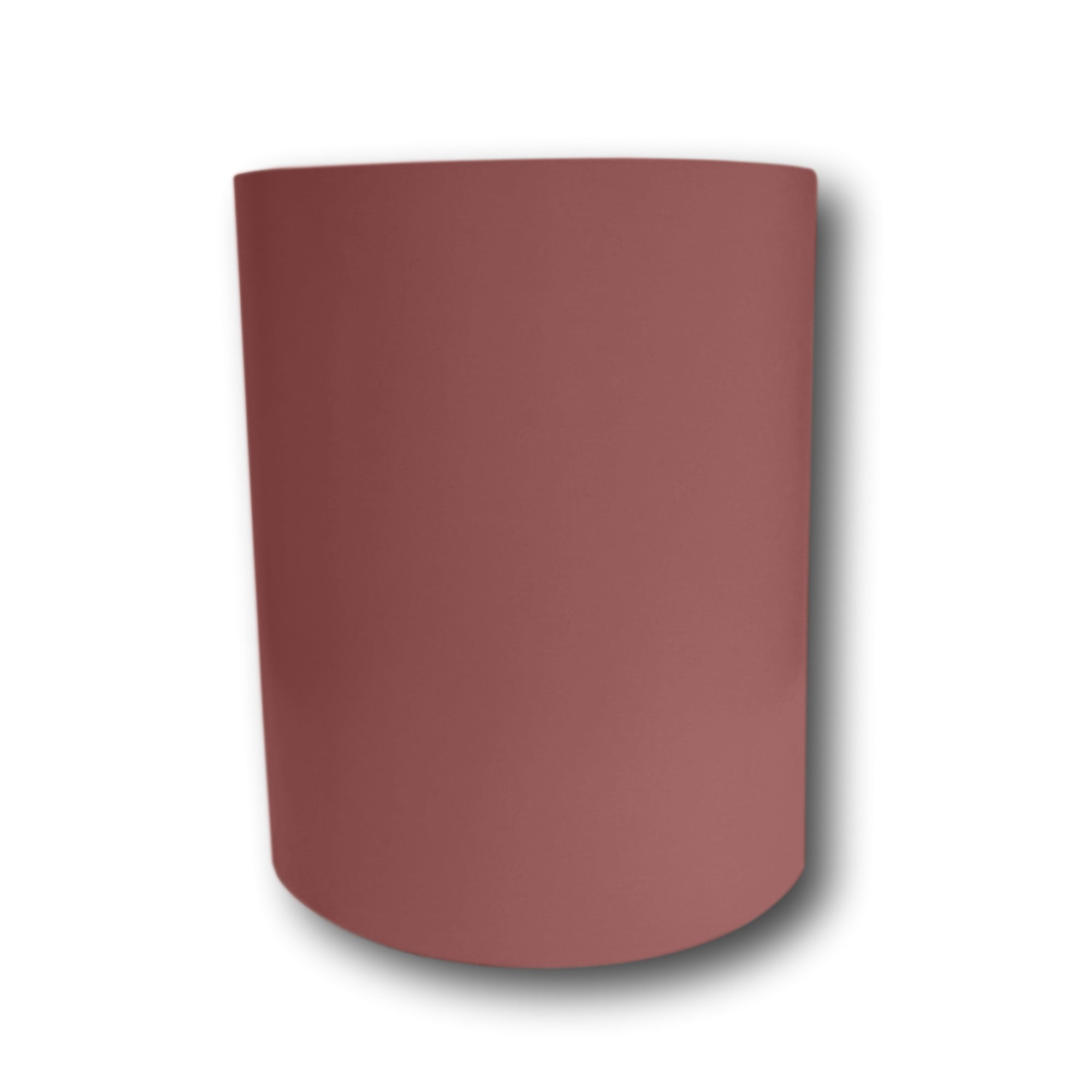 A roll of 22 Gauge Aluminum Flashing that is Rosewood in color. 