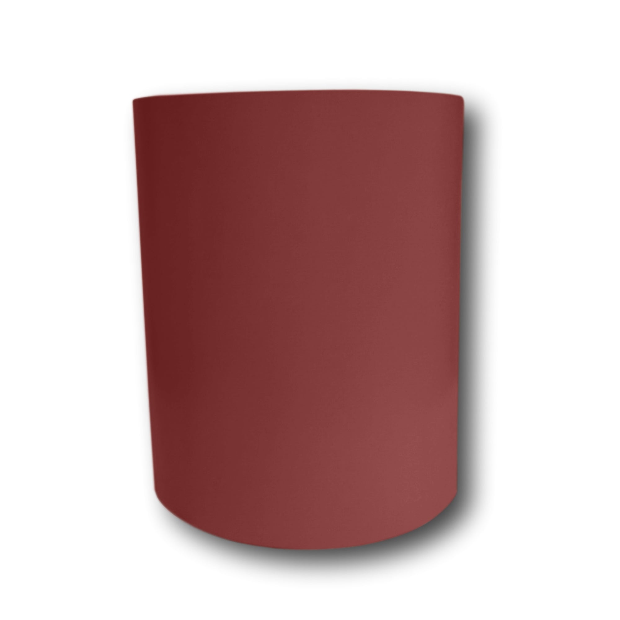 A roll of 22 Gauge Aluminum Flashing that is Scotch Red in color. 